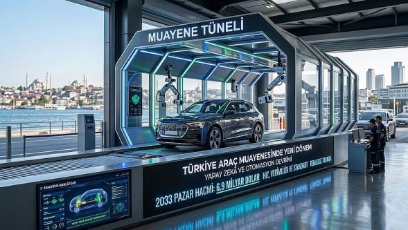 Araç muayenesinde 'tünel' devrimi: Yapay zekâ direksiyona geçiyor..!