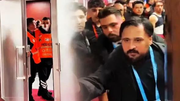 Derbi sonrası tünel karıştı... Galatasaray'dan gazetecilere çok sert tepki..!