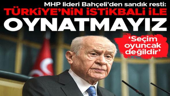Devlet Bahçeli'den 'seçim' çıkışı: 'Sandığın ne zaman konuşacağı bellidir..!'