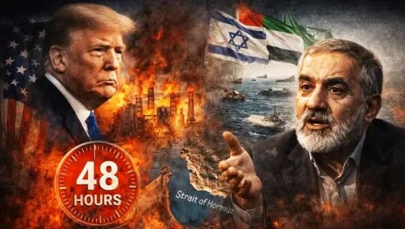 Donald Trump, Hürmüz Boğazı için Çarşamba gününü işaret etti! Sert tehditlere İran'dan tepki geldi...