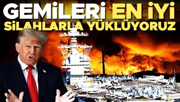 Donald Trump'tan müzakere öncesi İran'a yeni tehdit: "Gemileri en iyi silahlarla yüklüyoruz..!"