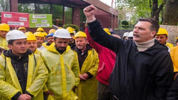 Erkan Baş'tan maden işçilerine destek: "Maden işçilerinin, çocuklarının karnı doyana kadar açlığı paylaşacağım..!"