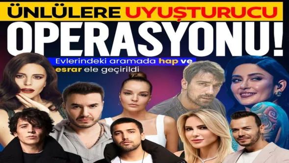 Ünlülere ‘uyuşturucu' operasyonu... 9 ünlü isim hakkında karar verildi!