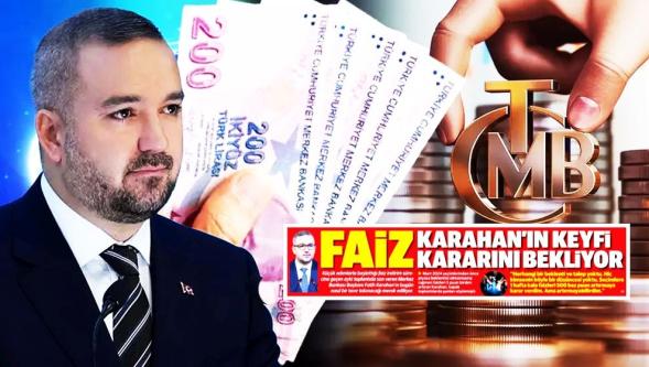 Yeni Şafak'tan Merkez Bankası Başkanı Karahan'a "sürmanşetten" faiz muhtırası: "Faiz, Karahan'ın keyfi kararını bekliyor..!"