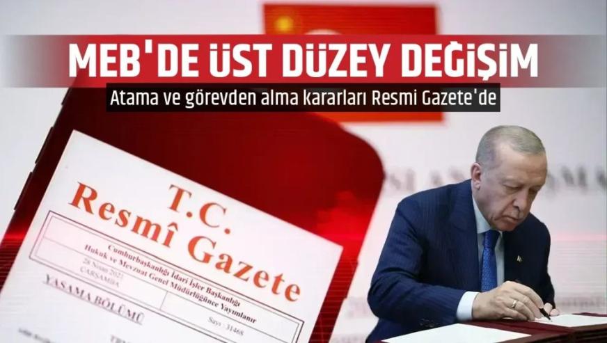 Şanlıurfa ve Kahramanmaraş'ta meydana gelen saldırılar sonrası MEB'de üst düzey değişim!