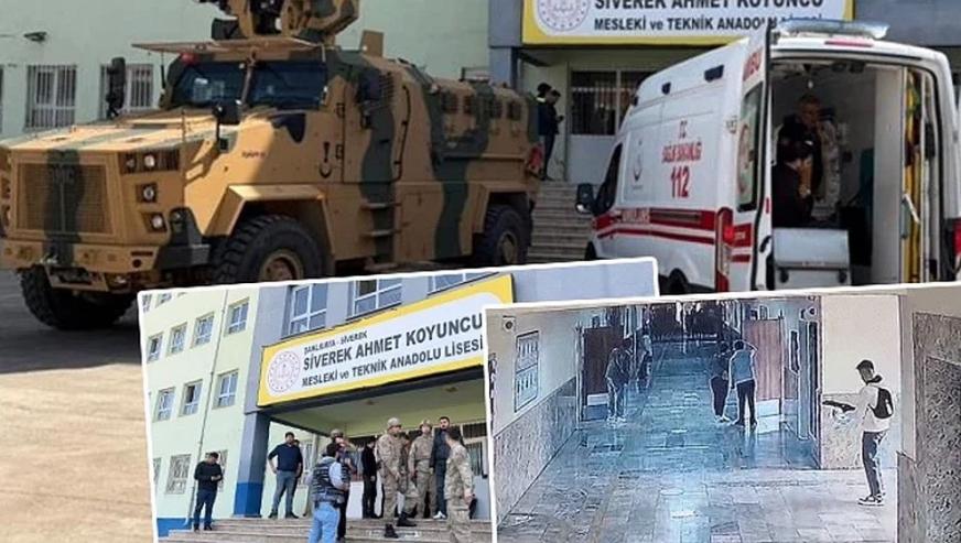 Şanlıurfa'da lisede silahlı saldırı! 16 kişi yaralandı... Saldırgan hayatına son verdi!