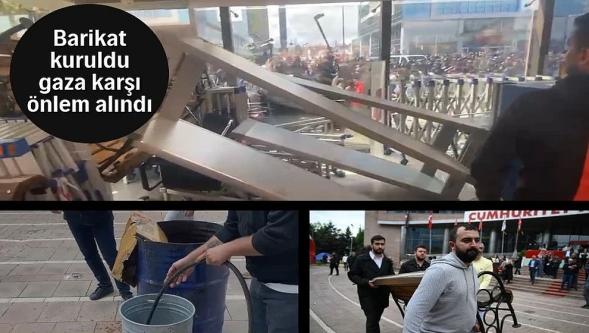 CHP'de müdahale hazırlığı... Barikat kuruldu, gaza karşı önlem alındı!