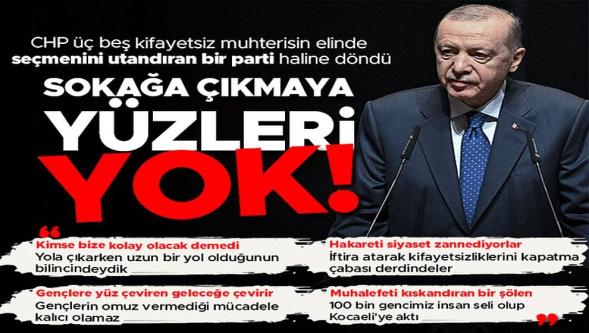 Cumhurbaşkanı Erdoğan'dan CHP'ye: 