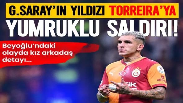Galatasaray'ın yıldız futbolcusu Torreira'ya AVM'de yumruklu saldırı!