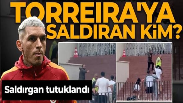 Galatasaraylı futbolcu Lucas Torreira'yı darbeden şüpheli tutuklandı...