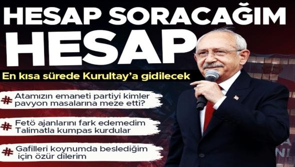 'Her şeyi anlatacağım' demişti... Kemal Kılıçdaroğlu: "FETÖ ajanlarını fark edemedim, özür dilerim..!"