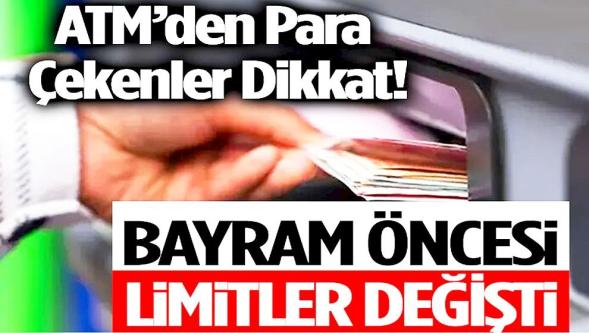 Para çekme limitleri değişti... Kurban Bayramı öncesi ATM'lerde değişiklik!