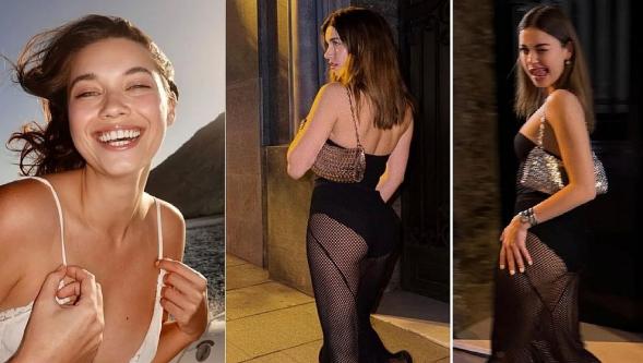 Tatili dönüşü nefes kesen paylaşımlar! Afra Saraçoğlu’ndan İspanya pozları..!