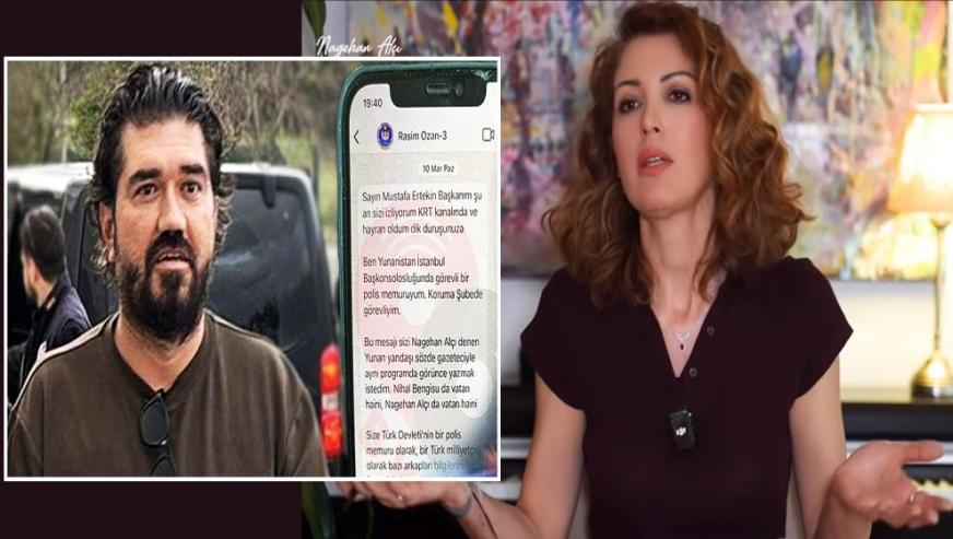 ROK'un rezillikleri bir bir dökülüyor... Kendini polis olarak tanıtıp, Nagehan Alçı'yı ‘ajan' ilan etmiş!