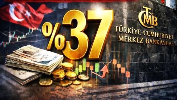 Merkez Bankası, politika faizini yüzde 37'de sabit tuttu...