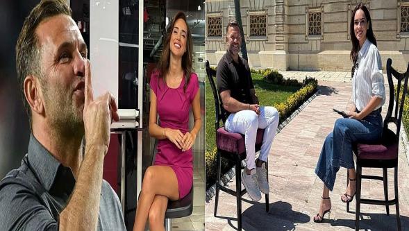 Spiker Damla Uğurtürk Okan Buruk'la paylaştığı röportaj fotoğrafı olay oldu!