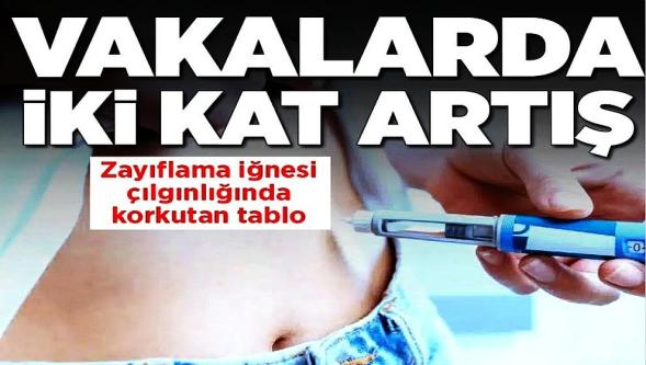 Zayıflama iğnelerinde tehlikeli artış..! 