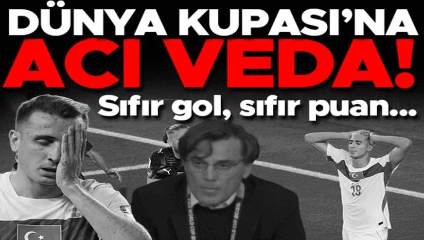 A Milli Takım Dünya Kupası'na veda etti! Taraftarlardan peş peşe tepkiler...