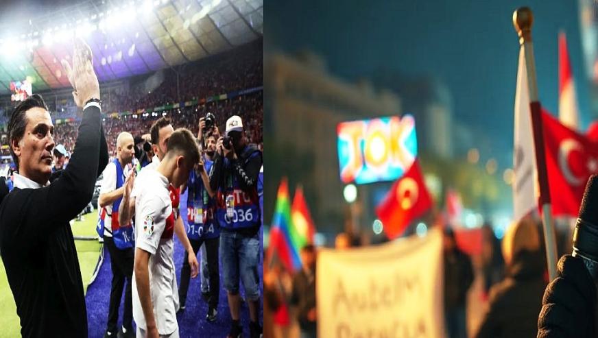 A Milli Takım'a Los Angeles'ta şok protesto: 'Montella go home..!'