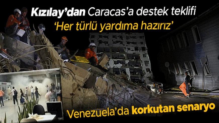 Venezuela'da art arda şiddetli depremler! Can kaybı açıklandı... Türk Kızılay'dan yardım teklifi'