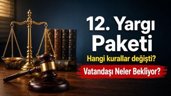 12. Yargı Paketi Resmi Gazete'de yayımlandı! IBAN düzenlemesi yürürlüğe girdi…