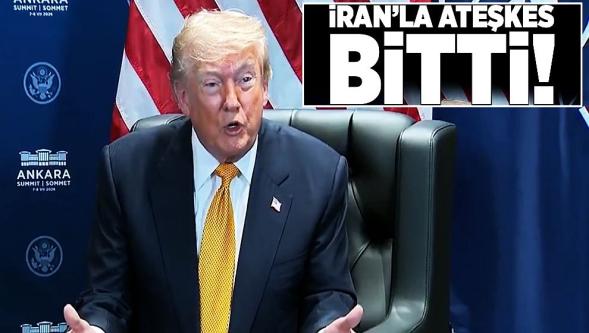 ABD Başkanı Trump: 'İran ile ateşkes bence bitti..!'