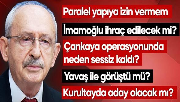 Ekrem İmamoğlu'nu ihraç edecek mi? Kemal Kılıçdaroğlu: "İBB iddianamesini okudum..."
