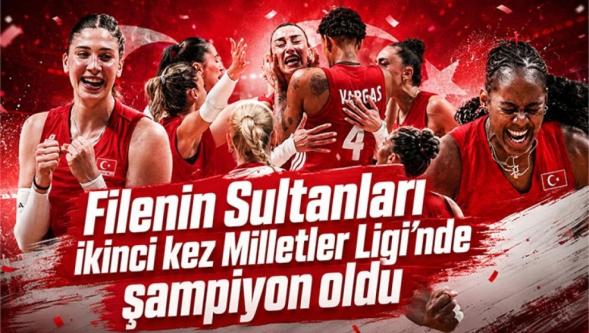 Filenin Sultanları ikinci kez Milletler Ligi'nde şampiyon oldu..!