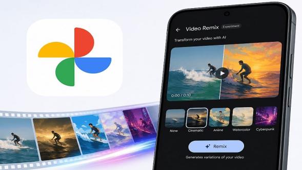 Google Photos'a yapay zeka tabanlı video düzenleme aracı Video Remix'i kullanıma sundu...