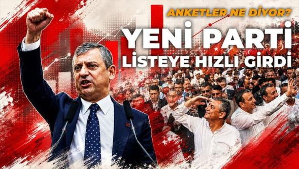 Özgür Özel'in 'yeni partisi' anketlerde birinci! Son seçim anketi sonuçları neler?