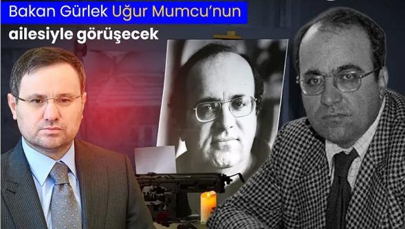 Adalet Bakanı Akın Gürlek, Uğur Mumcu'nun ailesiyle görüşecek...