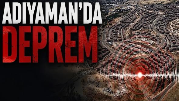 Adıyaman'da peş peşe depremler...