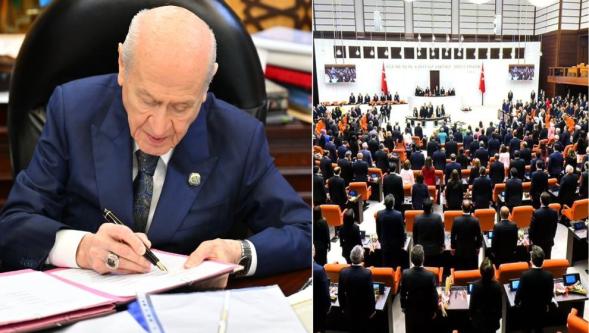 Devlet Bahçeli'den 'devlet projesi' çıkışı: "Biri evine, ikisi görevine, Öcalan umuda..!"