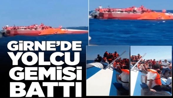 KKTC'nin Girne açıklarında 279 kişiyi taşıyan yolcu gemisi battı..!
