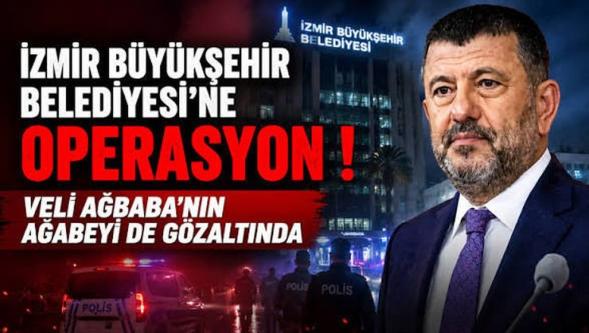 İzmir Büyükşehir Belediyesi'nde "yolsuzluk" soruşturması... Veli Ağbaba'nın ağabeyi Hür Ağbaba gözaltında!