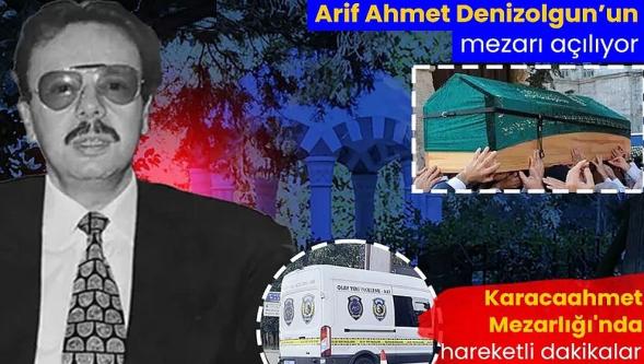 Karacaahmet Mezarlığı'nda hareketli dakikalar... "Alihan Kuriş Suç Örgütü" soruşturmasında yeni gelişme! Arif Ahmet Denizolgun'un kabri açılıyor...