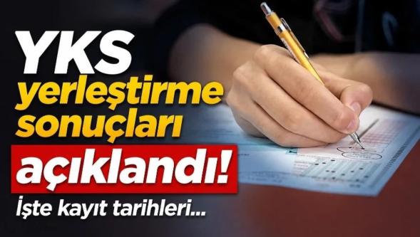YKS yerleştirme sonuçları açıklandı... İşte kayıt tarihleri!
