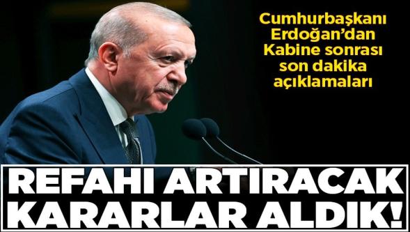Cumhurbaşkanı Erdoğan: "Bizi yolumuzdan döndüremezler..!"