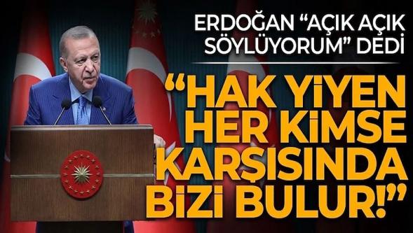 Cumhurbaşkanı Erdoğan'dan fon soruşturması mesajı: "Kim hak yerse karşısında bizi bulur..!"