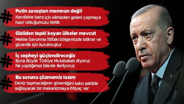 Cumhurbaşkanı Erdoğan'dan Yunanistan'a net uyarı: "Yanlış yoldan dönemli..!"