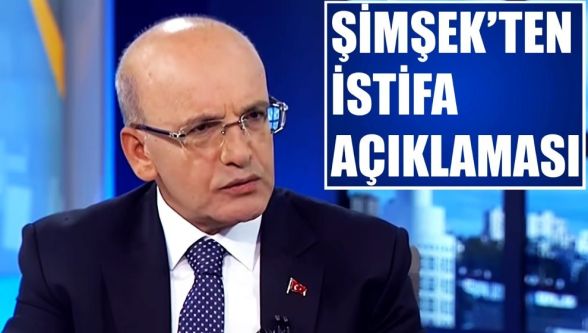 Mehmet Şimşek'ten istifa iddialarına açıklama: "Şahsımla ilgili dolaşıma sokulan istifa iddiaları..."