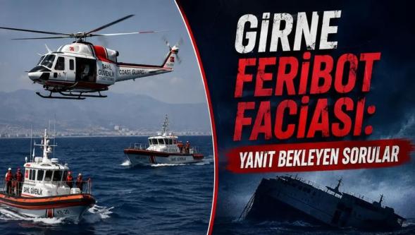 Girne'de batan feribotta üçüncü gün... Kayıp 20 kişi aranıyor!