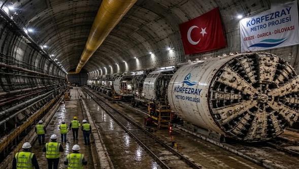 Körfezray Metro Projesi şekilleniyor: Kazı ilerlemesi yüzde 27'yi aştı...