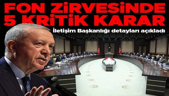 Kritik fon zirvesinde 5 kritik karar... Fon Koordinasyon Kurulu kuruldu!