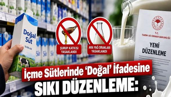 Sütte yeni dönem... Şekere sınır, glukoz ve fruktoz şurubuna yasak!