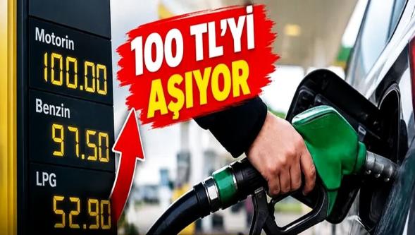 Zam tabelaya yansıdı... Motorin 100 lirayı aştı..!