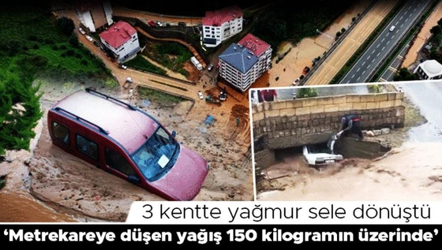 İlk görüntüler geldi... Bilanço ağır! Sel felaketinde can pazarı...