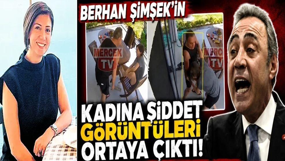 Tekme attı, zorla içeri götürdü! Berhan Şimşek'in kadına şiddet görüntüleri ortaya çıktı..!