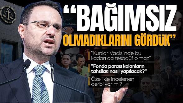 Bakan Akın Gürlek'ten 'fon soruşturması' ve 'hakemler dosyasına' ilişkin önemli açıklamalar...