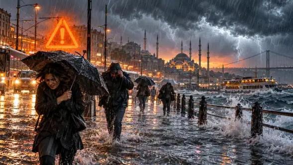 Meteoroloji saat verdi: İstanbul dahil 45 ilde alarm... Sağanak yağış geri geliyor!